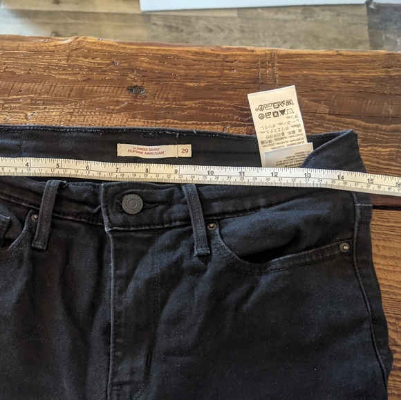 Slimming skinny black Levi's - Picture 3 of 5
